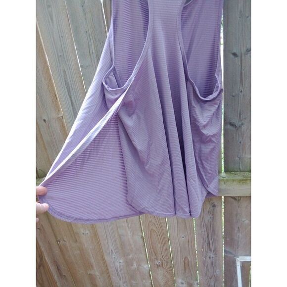 avia razorback tank top lilac purple open slit sides women's XS 0-2 - Picture 5 of 7